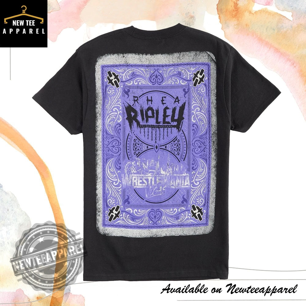 WWE Rhea Ripley Wrestle Mania Card Shirt