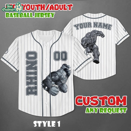 Rhino Avengers Encore Baseball Jersey