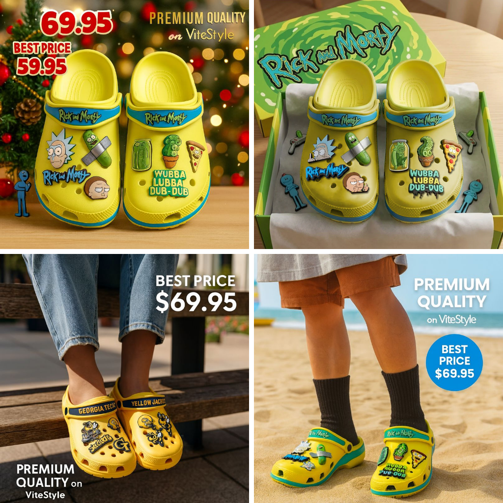 Rick and Morty Crocband Charms Crocs 2026