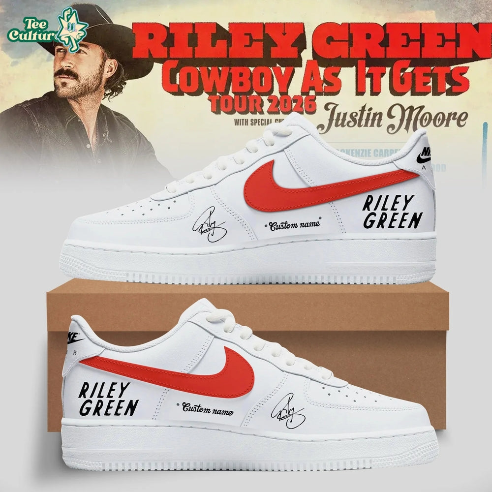 Riley Green Cowboy As It Gets Tour 2026 Limited Edition Shoes V4