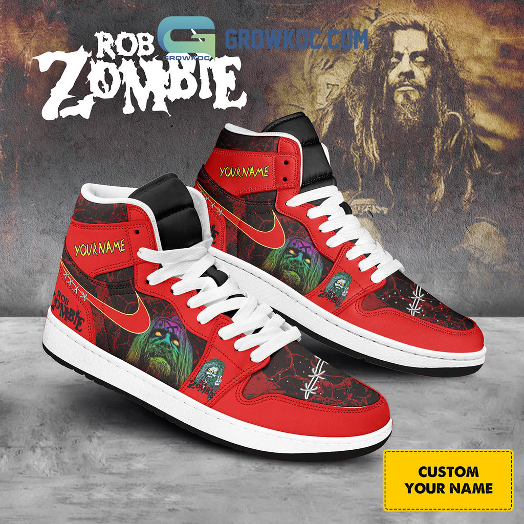 Rob Zombie Dragula Personalized Air Jordan 1 Shoes White Version