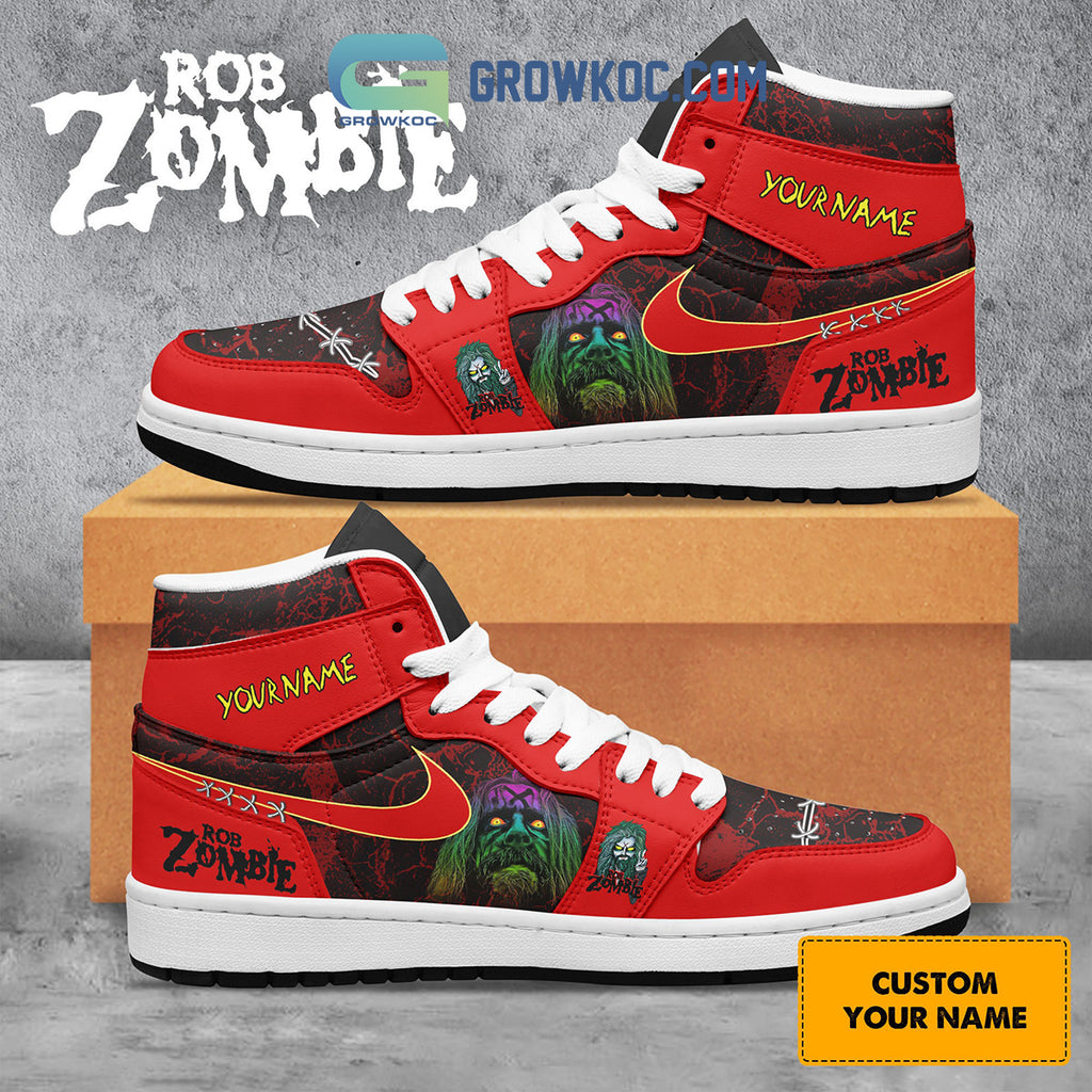 Rob Zombie Dragula Personalized Air Jordan 1 Shoes White Version