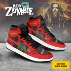 Rob Zombie Dragula Personalized Black Design Air Jordan 1 Shoes