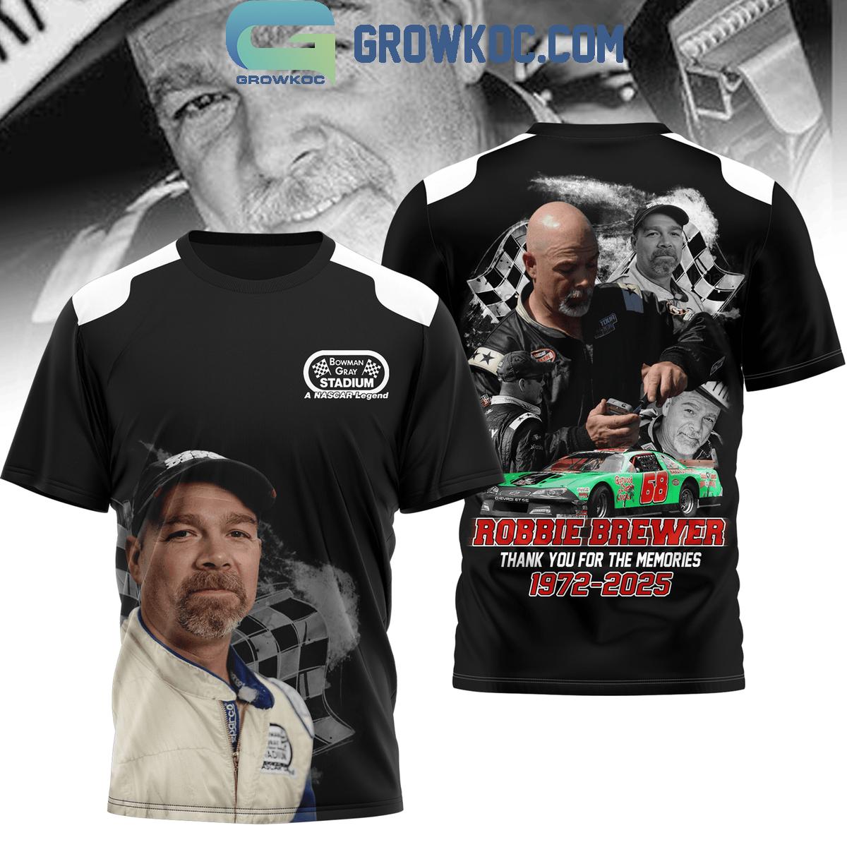 Robbie Brewer 1972 2025 Memories Shirt
