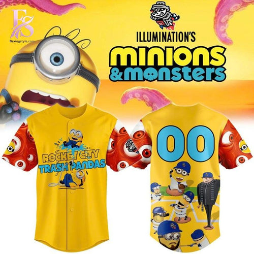 Rocket City Trash Panda x Minion and Monsters Jersey