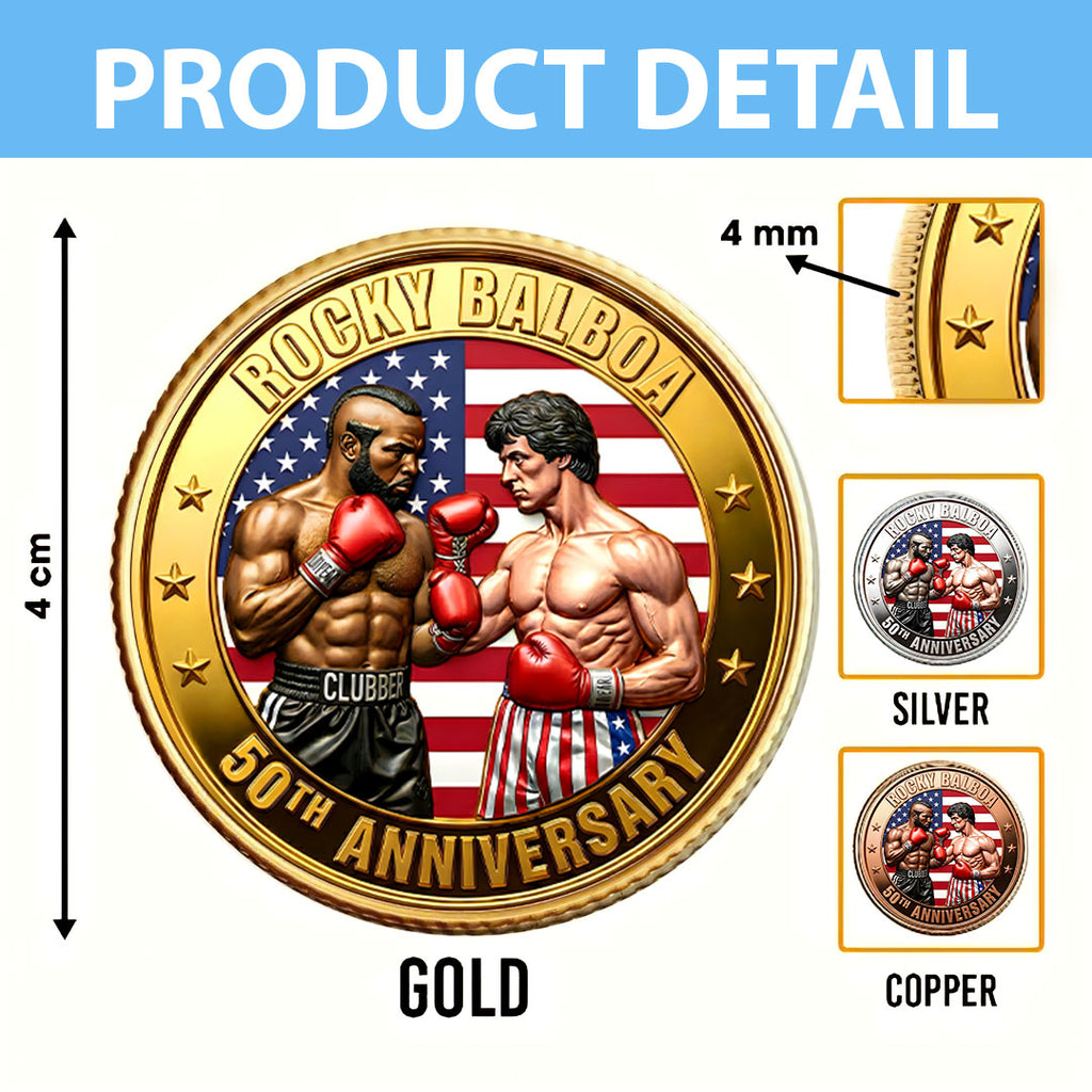 Rocky 50th Anniversary Commemorative Coin – HOATT17816