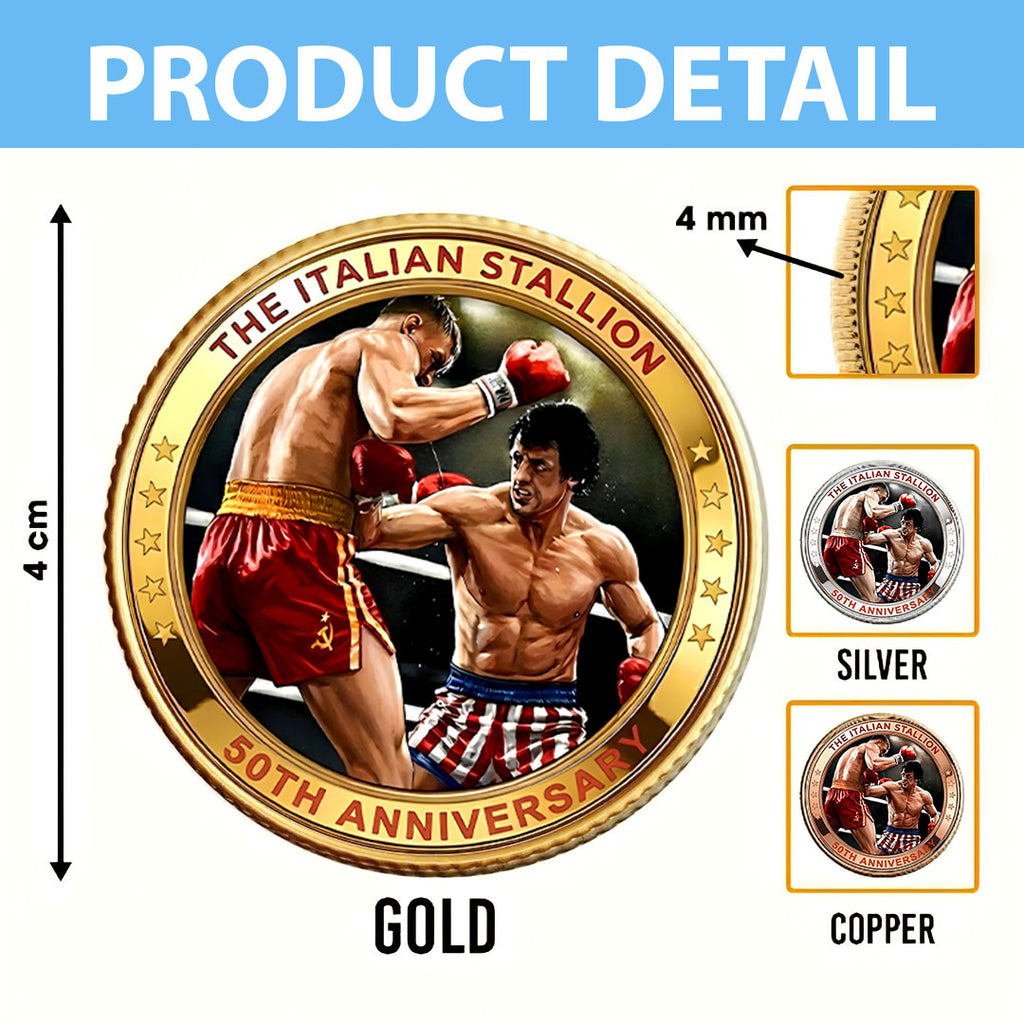 Rocky 50th Anniversary Commemorative Coin – HOATT17817