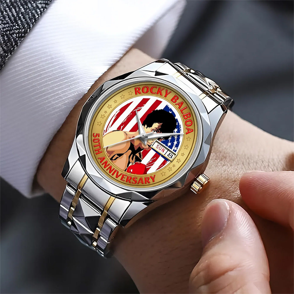 Rocky Balboa 50th Anniversary Alloy Luxury Quartz Watch - TMTHU3120