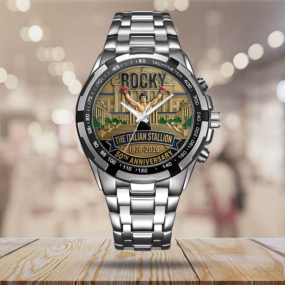 Rocky Balboa 50th Anniversary Alloy Men Quartz Watch - TANTN19937