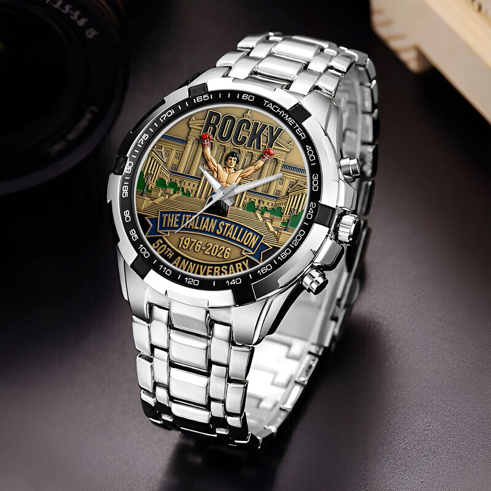 Rocky Balboa 50th Anniversary Alloy Men Quartz Watch - TANTN19937