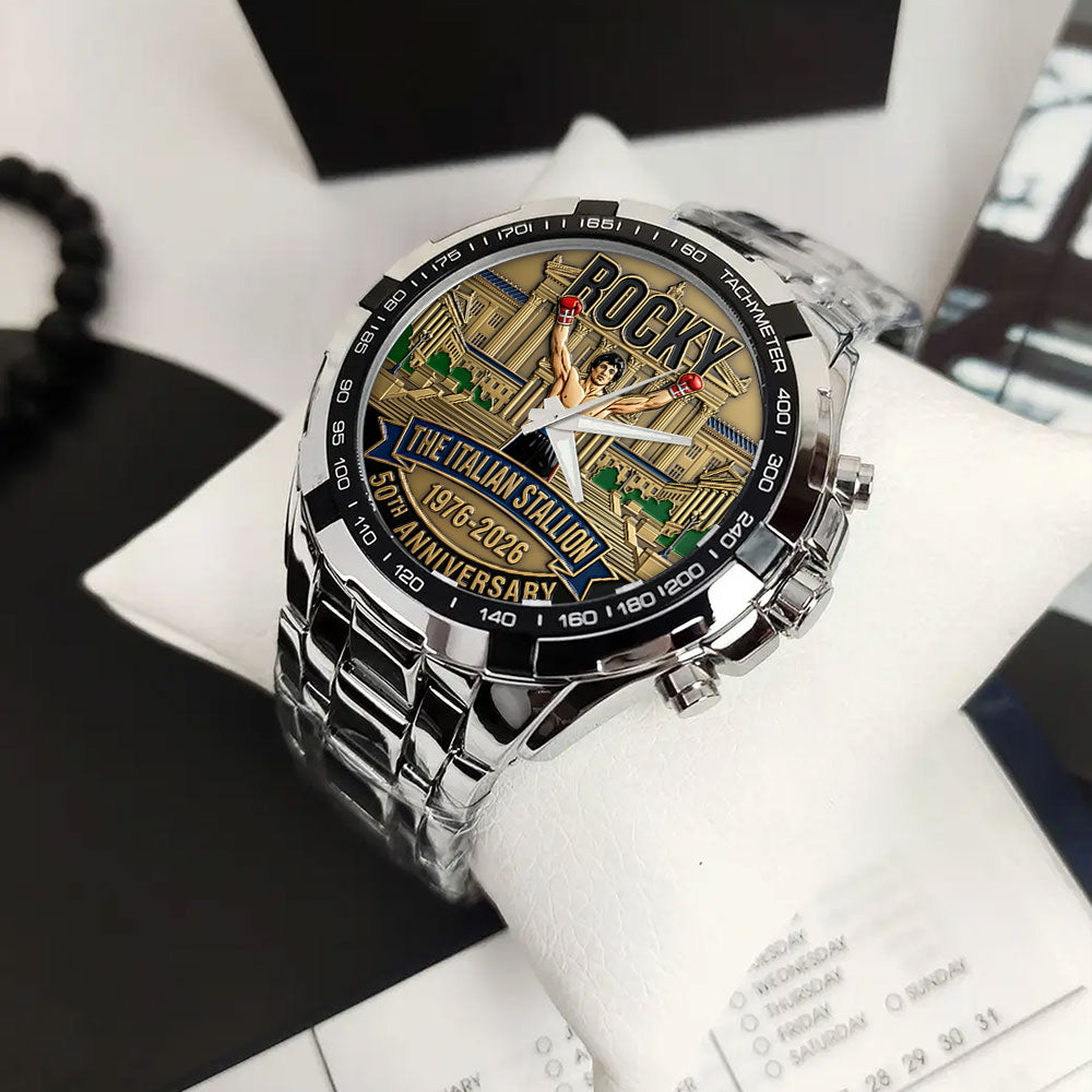 Rocky Balboa 50th Anniversary Alloy Men Quartz Watch - TANTN19937