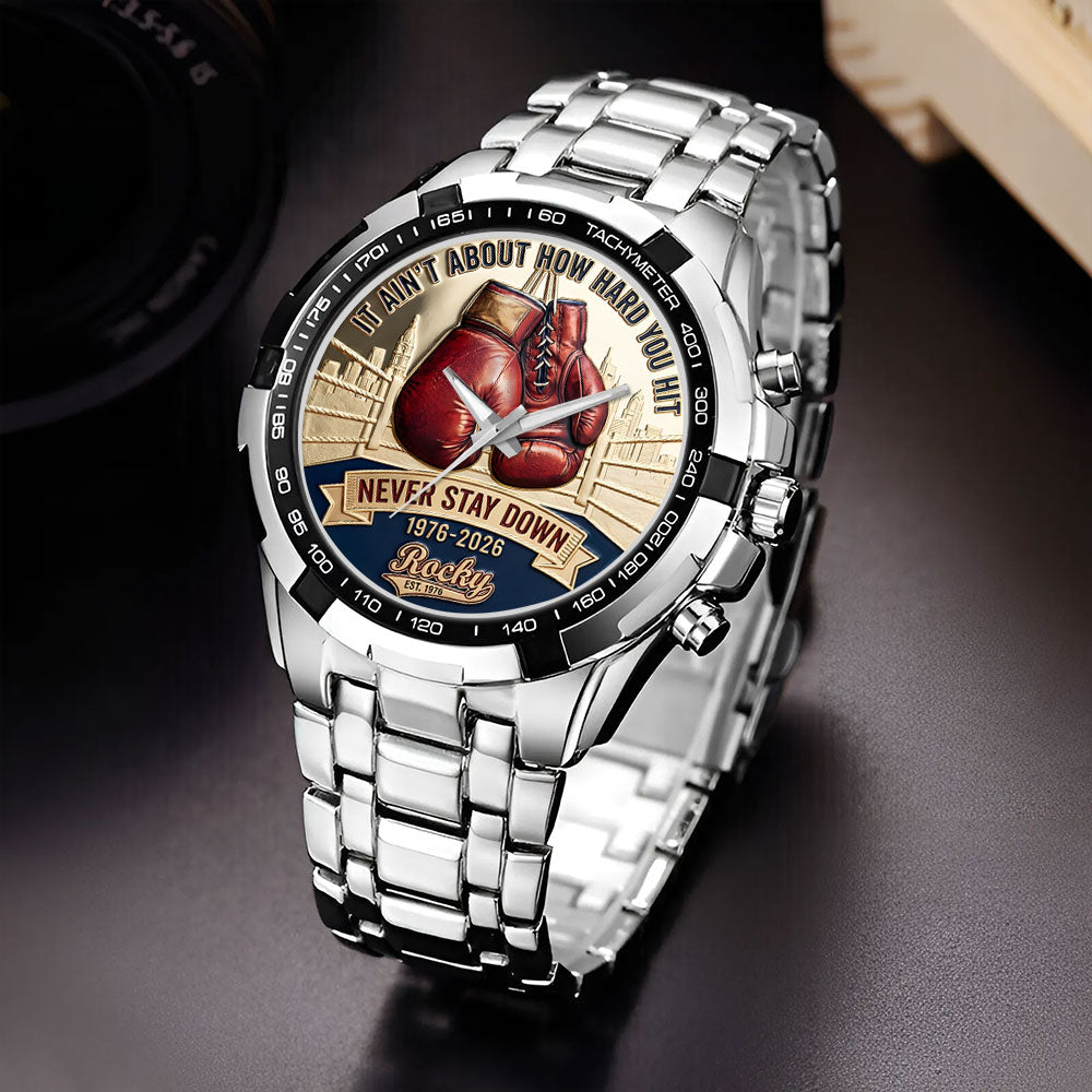 Rocky Balboa 50th Anniversary Alloy Men Quartz Watch - TANTN19938