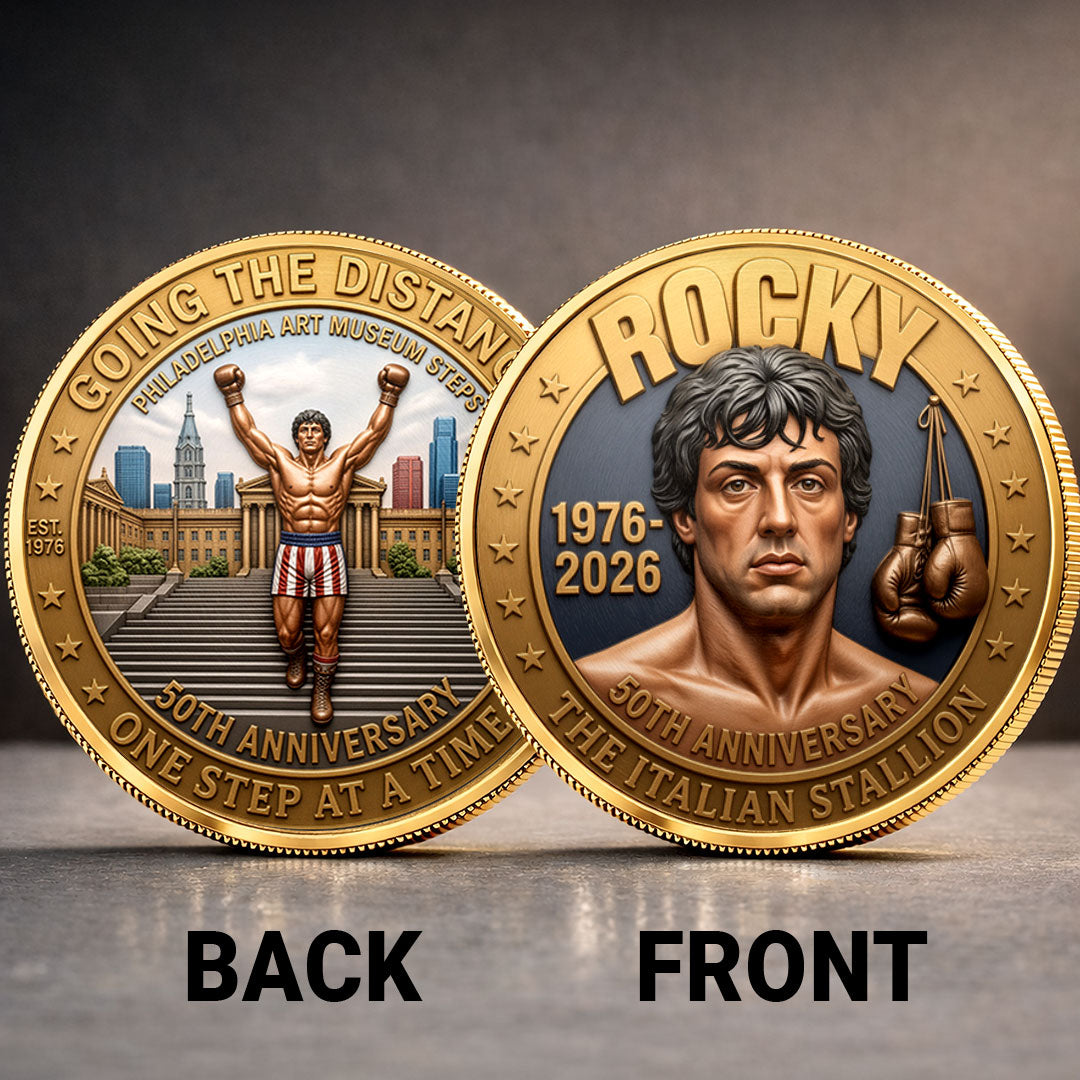 Rocky 50th Anniversary Commemorative Coin – TANTN24943