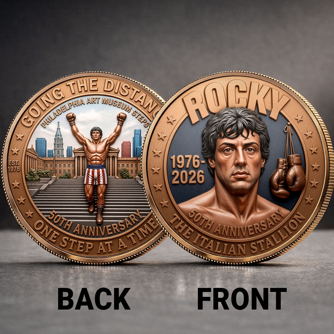 Rocky 50th Anniversary Commemorative Coin – TANTN24943
