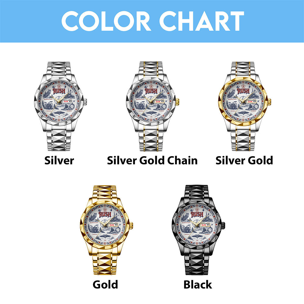 Rush Alloy Luxury Quartz Watch - TANTN24473