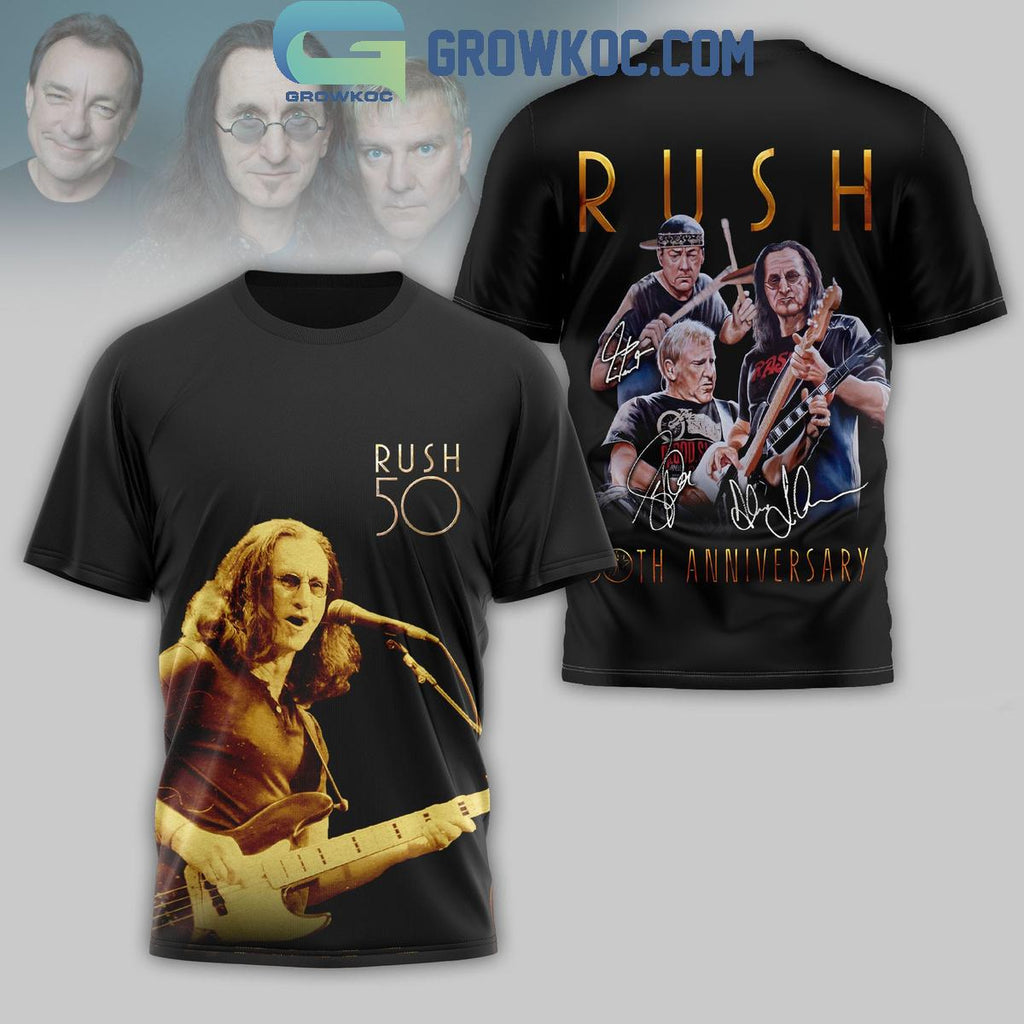 Rush Band 50th Anniversary Shirt