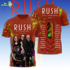 Rush Fifty Something Tour 3D T-Shirt