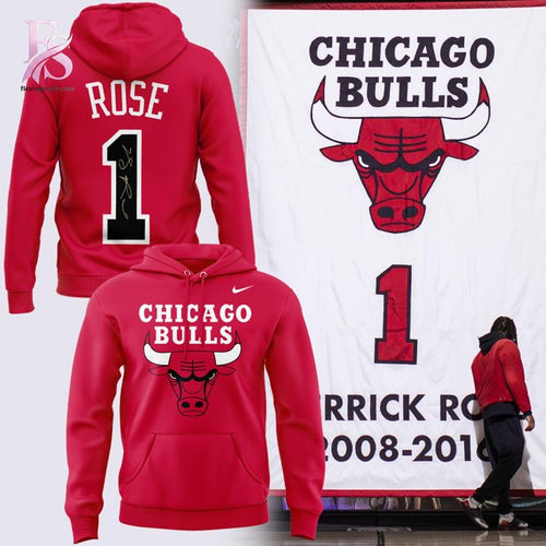 SIGNED D-Rose Chicago Bulls Hoodie