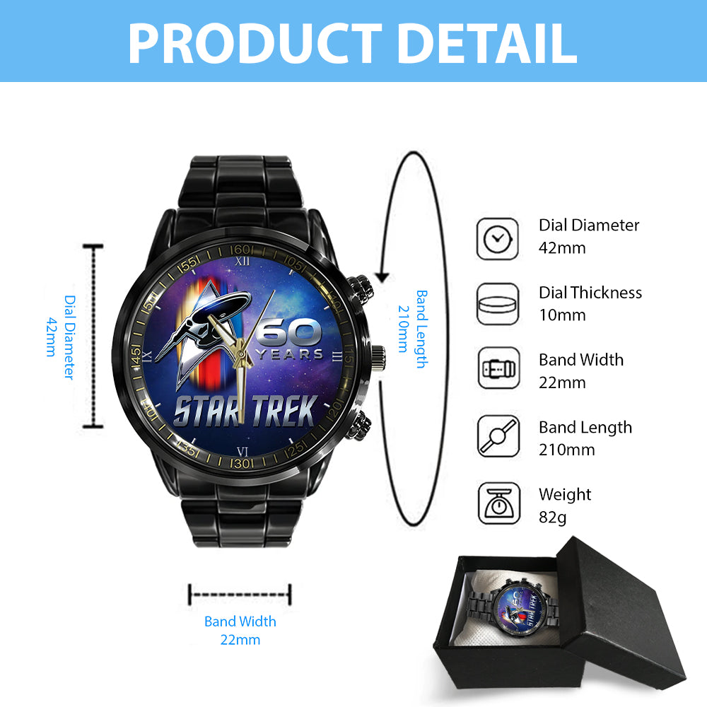 Star Trek Black Stainless Steel Watch - TMTHU1800