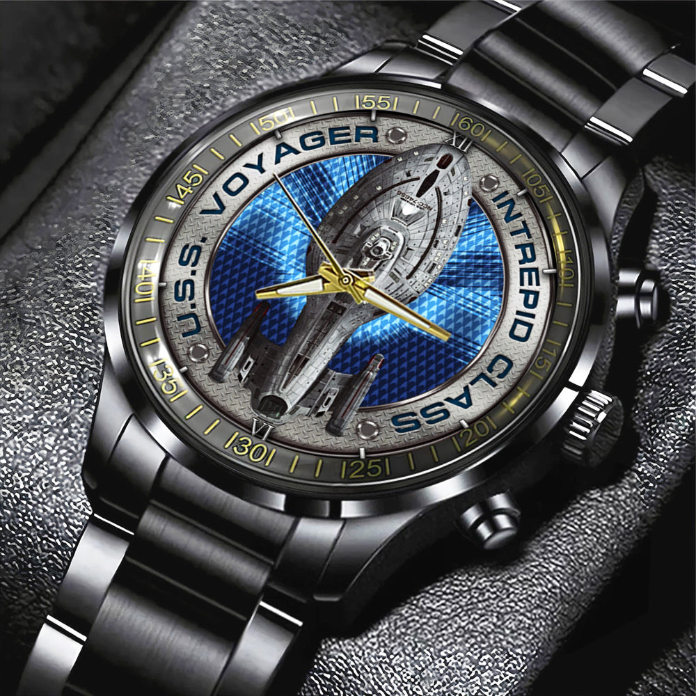 Star Trek Black Stainless Steel Watch - TMTHU1076