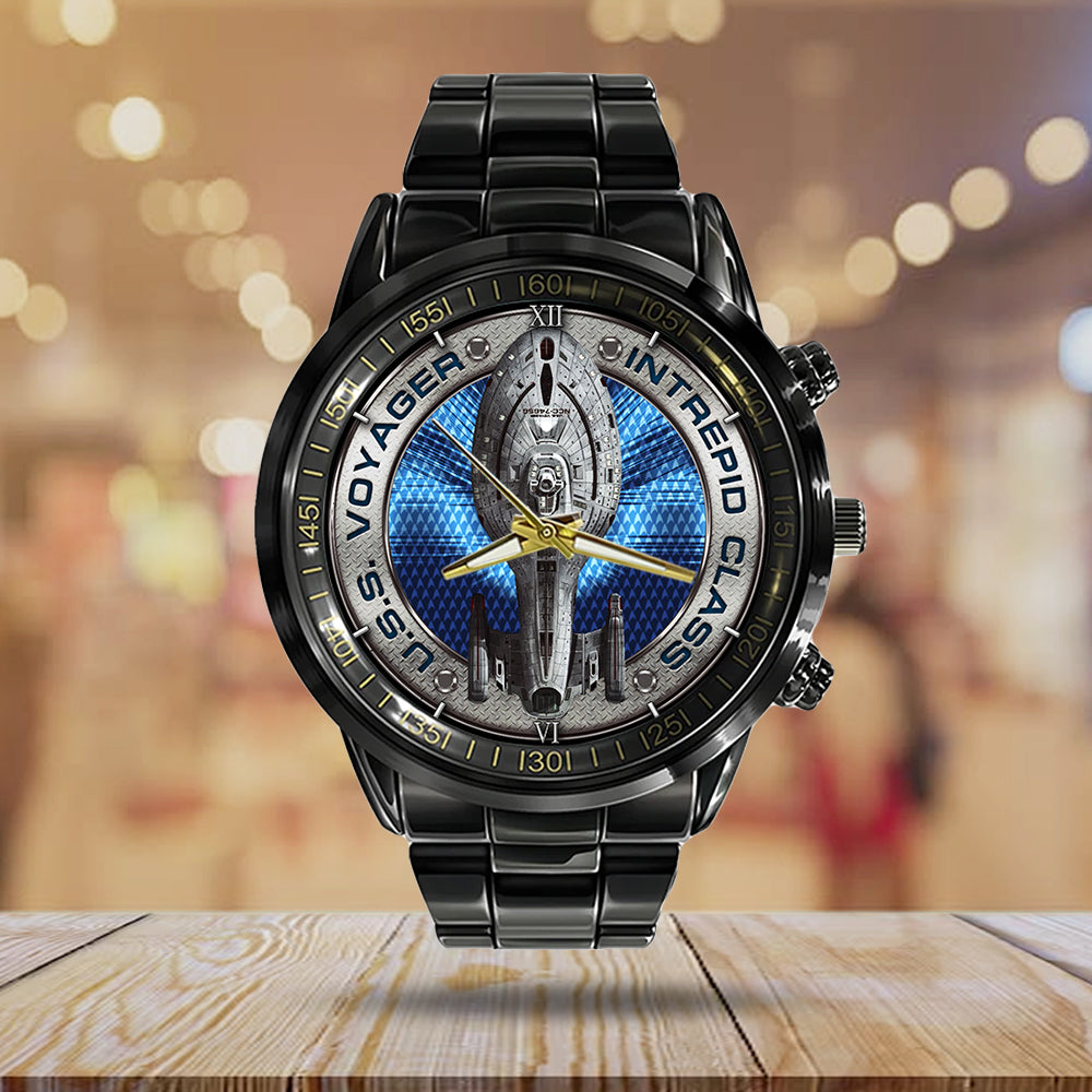 Star Trek Black Stainless Steel Watch - TMTHU1076