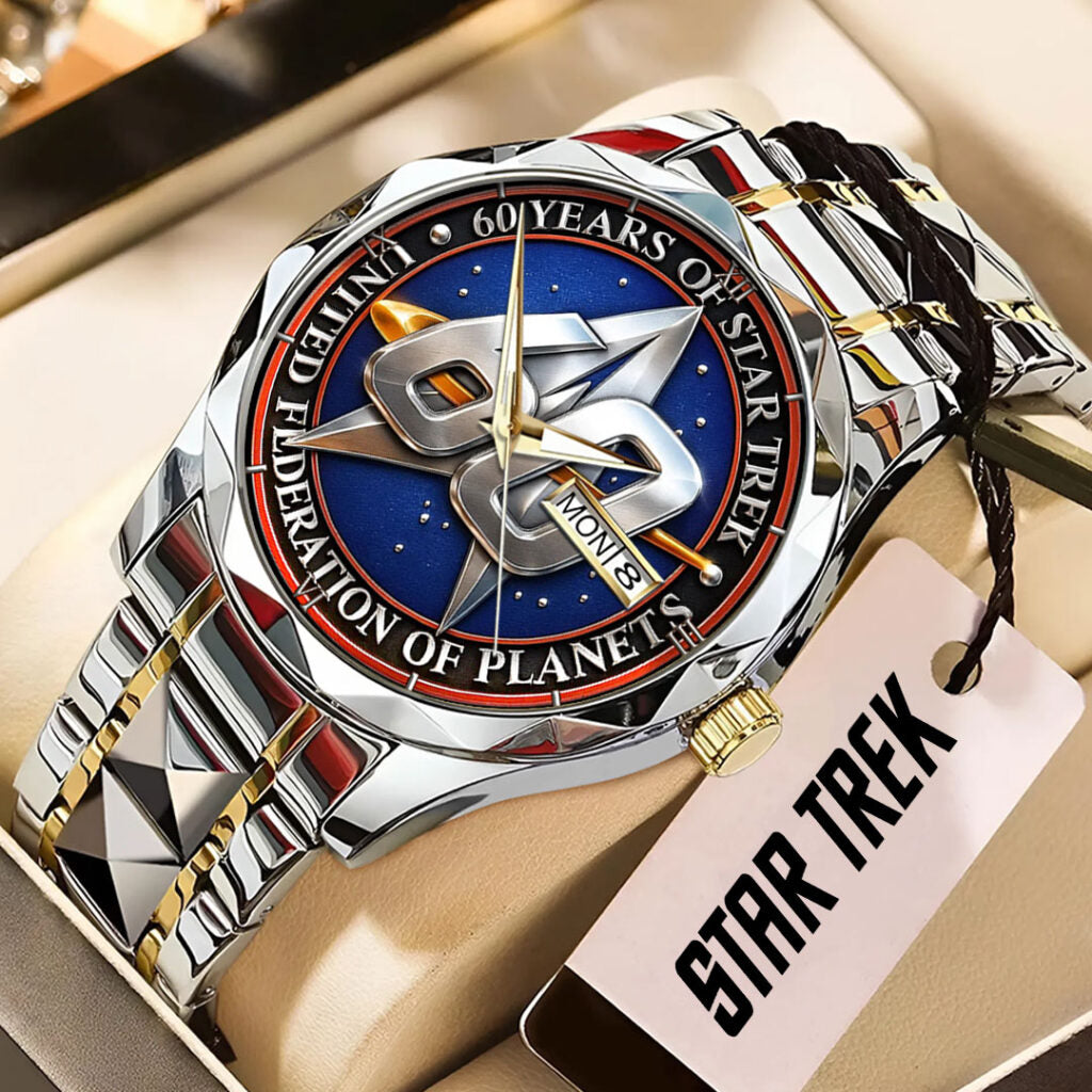 Star Trek 60th Anniversary Alloy Luxury Quartz Watch - TMTHU1343