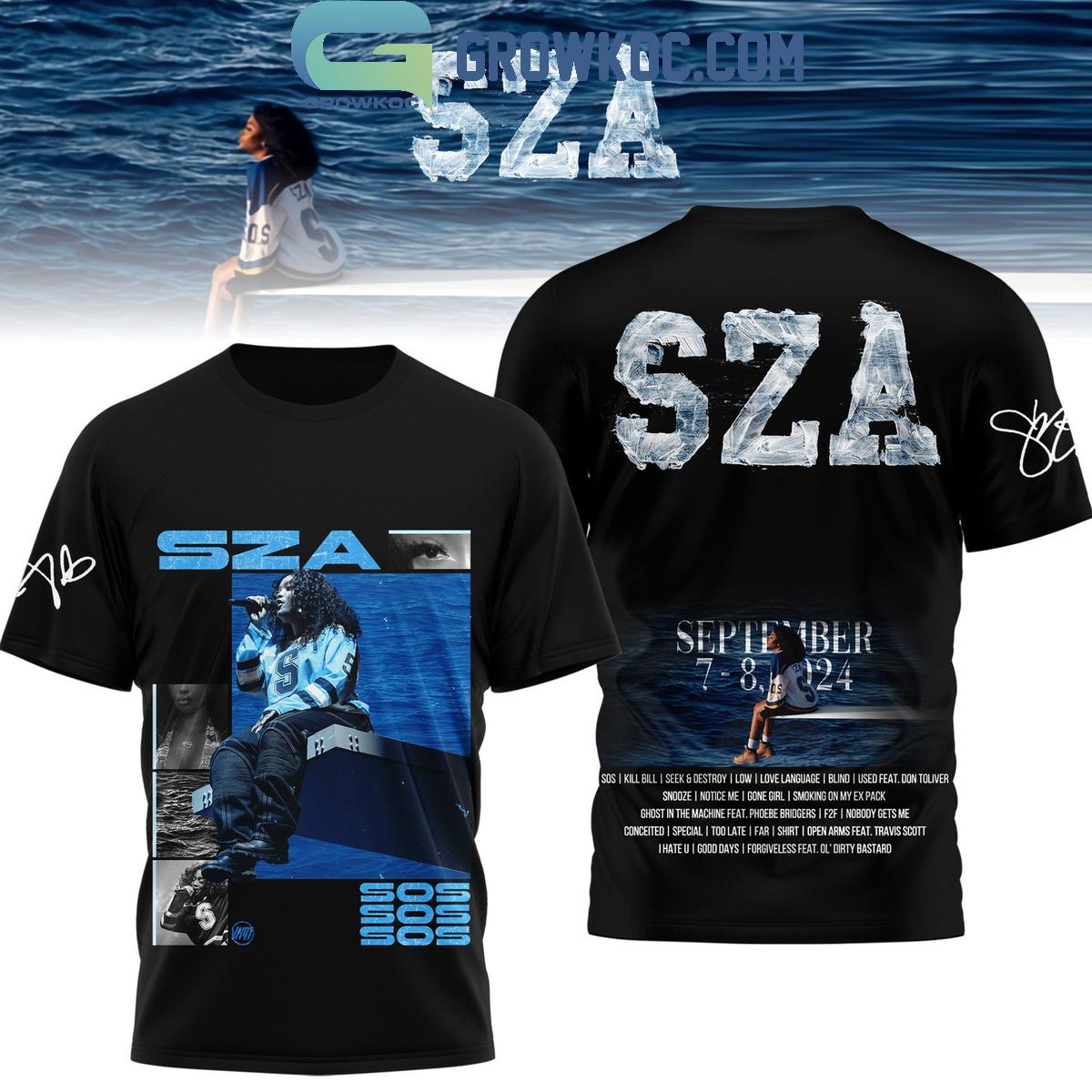 SZA SOS September Album Tracklist 2024 Hoodie T-Shirt