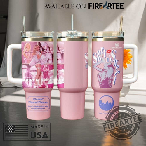 Sabrina Carpenter Short N Sweet Stanley Tumbler