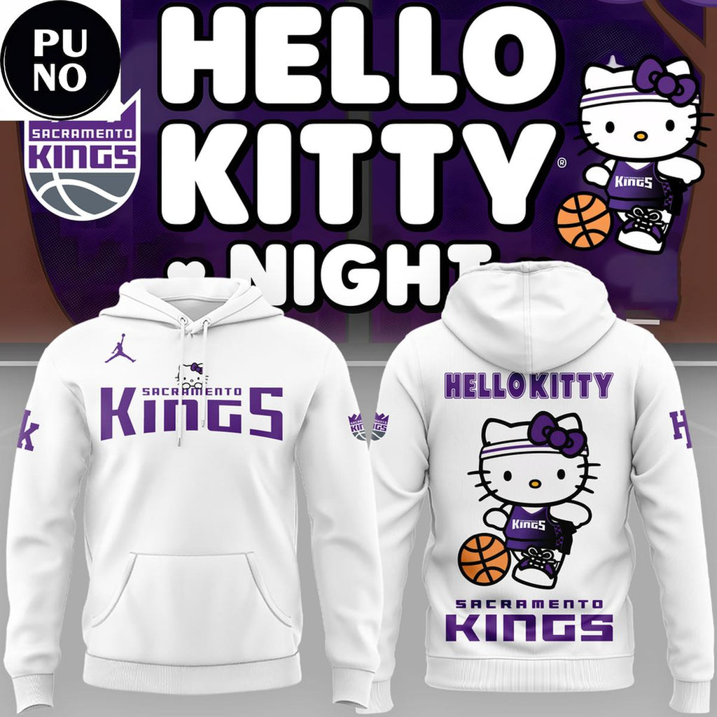 Sacramento Kings x Hello Kitty Night 2026 Hoodie Shirt