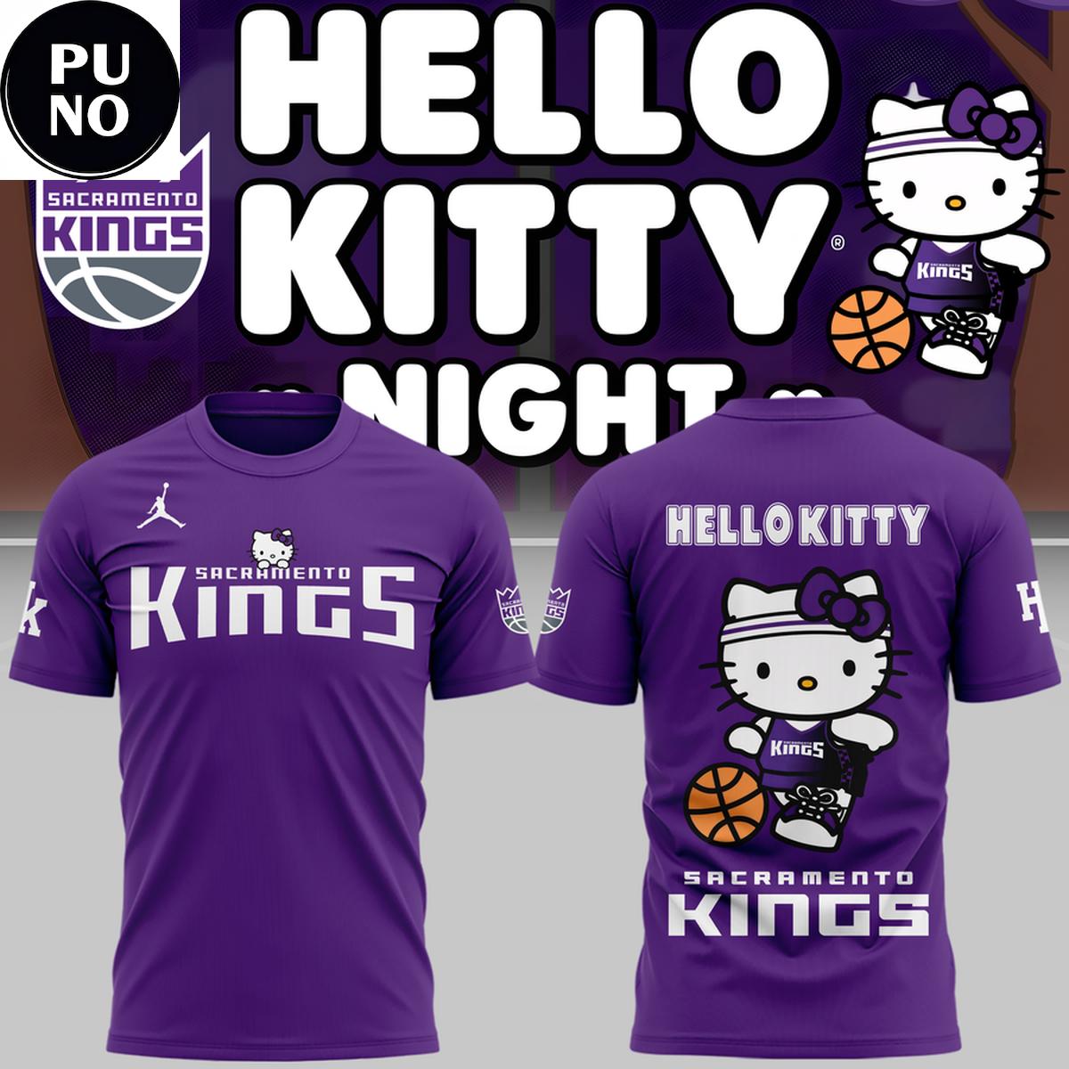 Sacramento Kings x Hello Kitty Night 2026 Hoodie Shirt