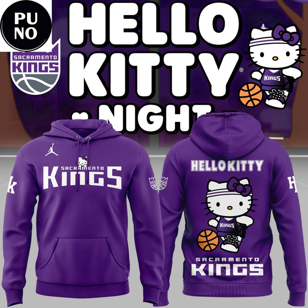Sacramento Kings x Hello Kitty Night 2026 Hoodie Shirt