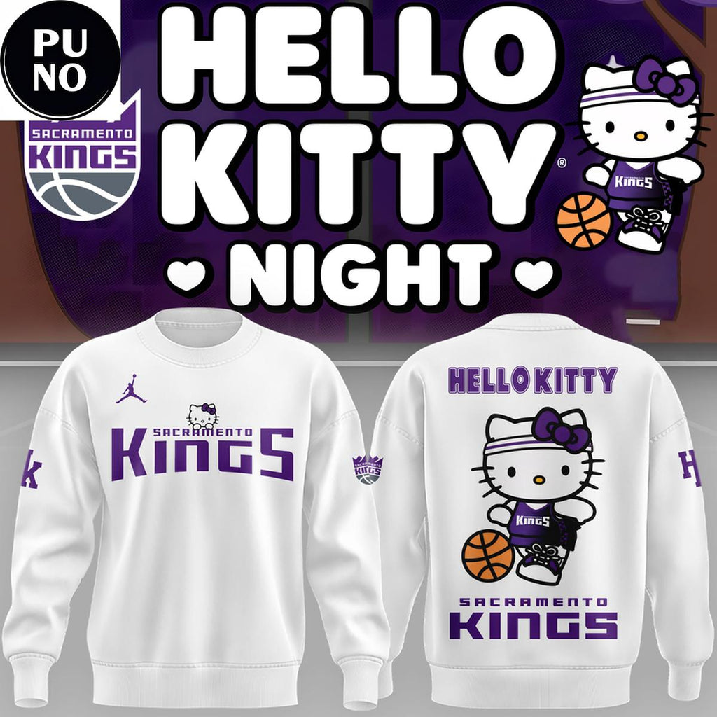 Sacramento Kings x Hello Kitty Night 2026 Hoodie Shirt