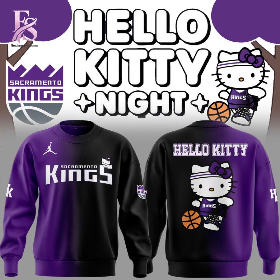 Sacramento Kings x Hello Kitty Night Sweatshirt