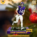 Sam Darnold Minnesota Vikings Ornament