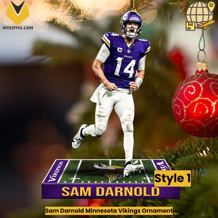 Sam Darnold Minnesota Vikings Ornament