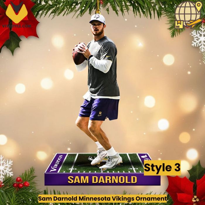 Sam Darnold Minnesota Vikings Ornament