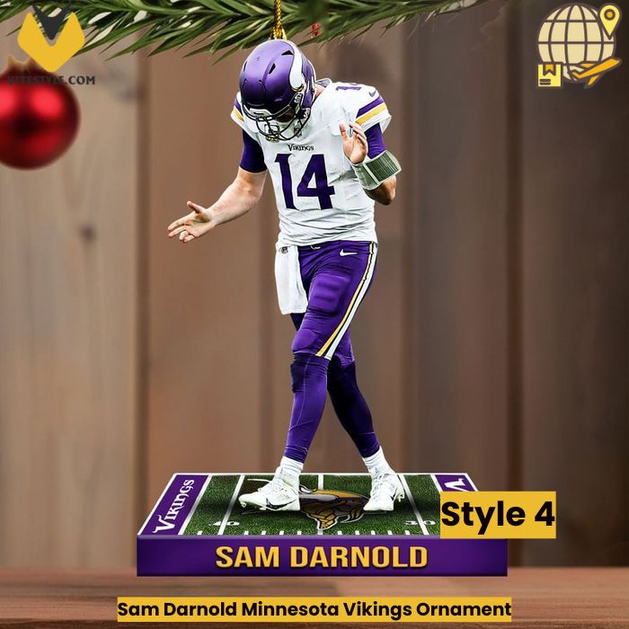 Sam Darnold Minnesota Vikings Ornament