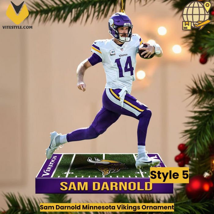 Sam Darnold Minnesota Vikings Ornament