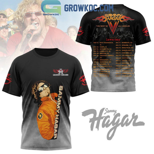 Sammy Hager 2024 Tour With Schedule Fan Hoodie T-Shirt