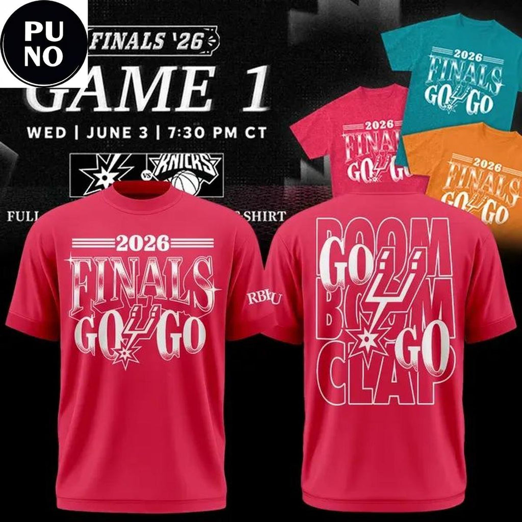 San Antonio Spurs 2026 Game 1 Finals Shirt