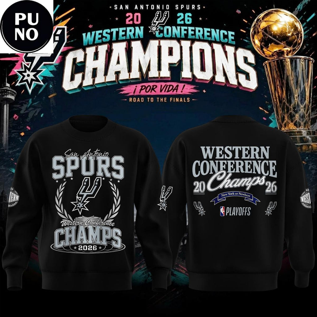 San Antonio Spurs 2026 NBA Western Conference Champions Finals Bound Hoodie T-Shirt