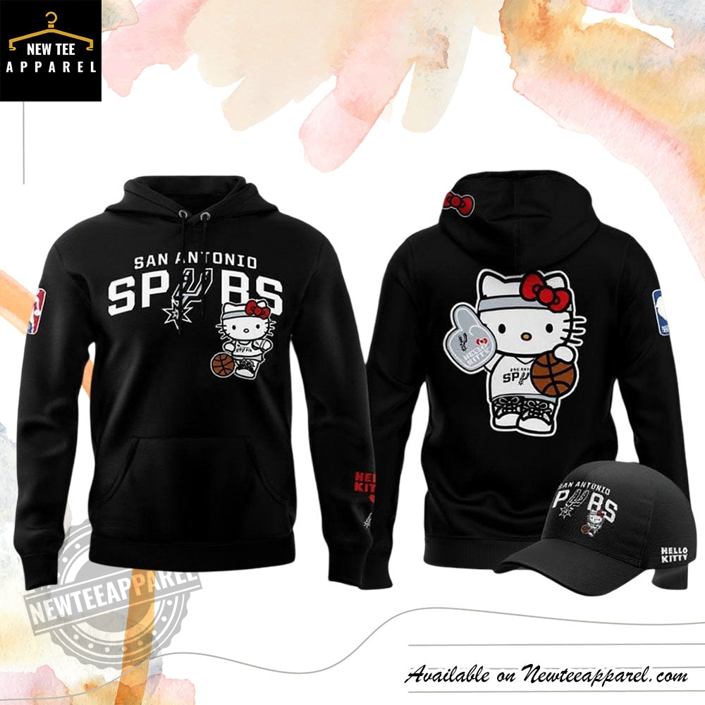 San Antonio Spurs X Hello Kitty Hoodie