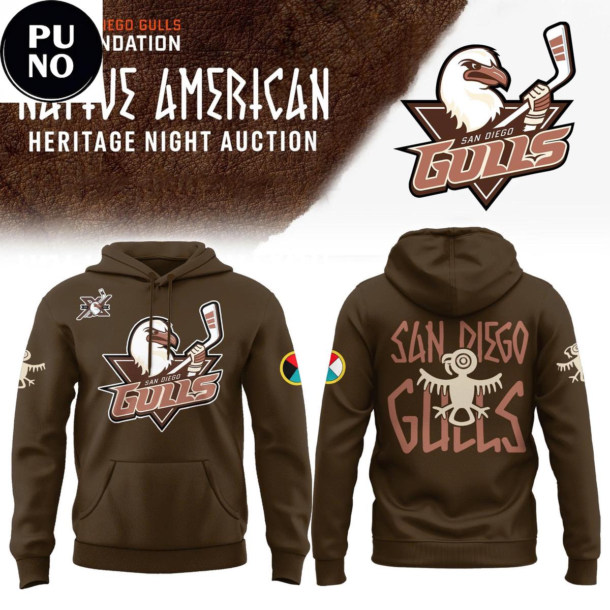 San Diego Gulls x Native American Heritage Night 2026 Hoodie T-Shirt