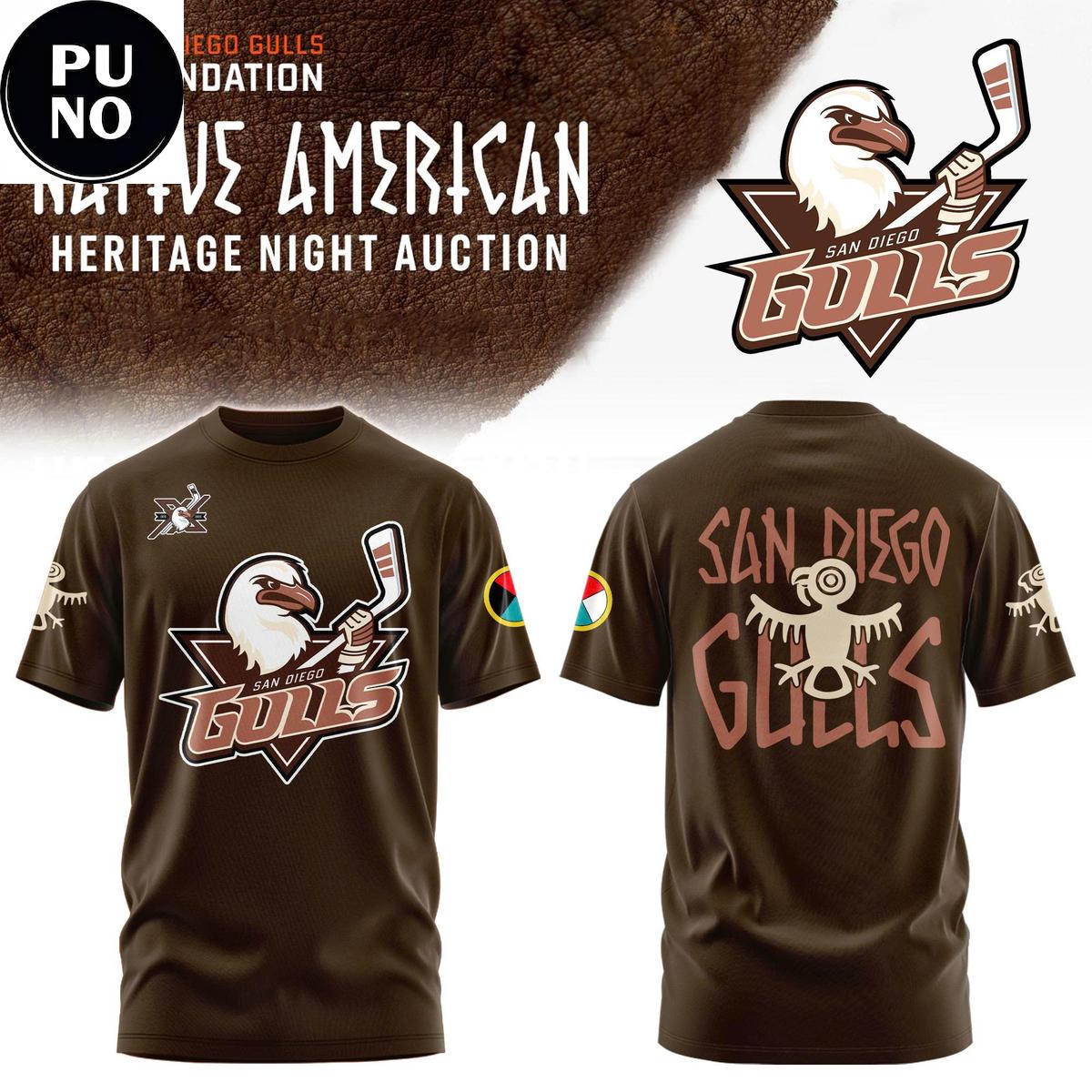San Diego Gulls x Native American Heritage Night 2026 Hoodie T-Shirt