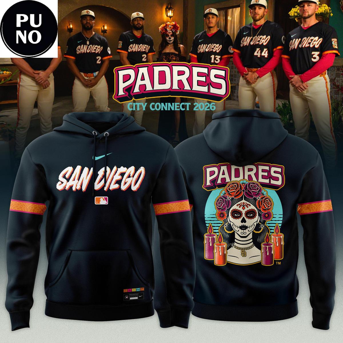 San Diego Padres City Connect 2026 Hoodie T-Shirt