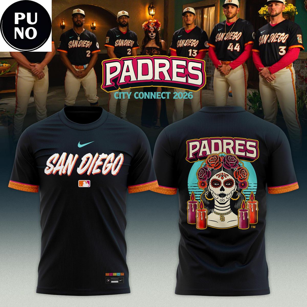 San Diego Padres City Connect 2026 Hoodie T-Shirt