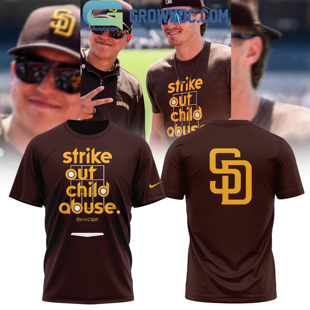 San Diego Padres Strike Out Child Abuse Shirt