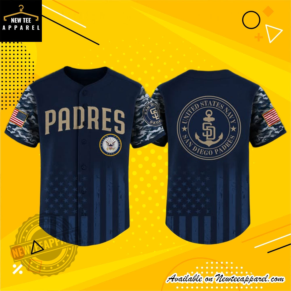 San Diego Padres Us Navy Baseball Jersey