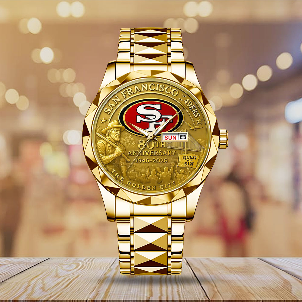 San Francisco 49ers 2026 Anniversary Alloy Luxury Quartz Watch - TANTN16988