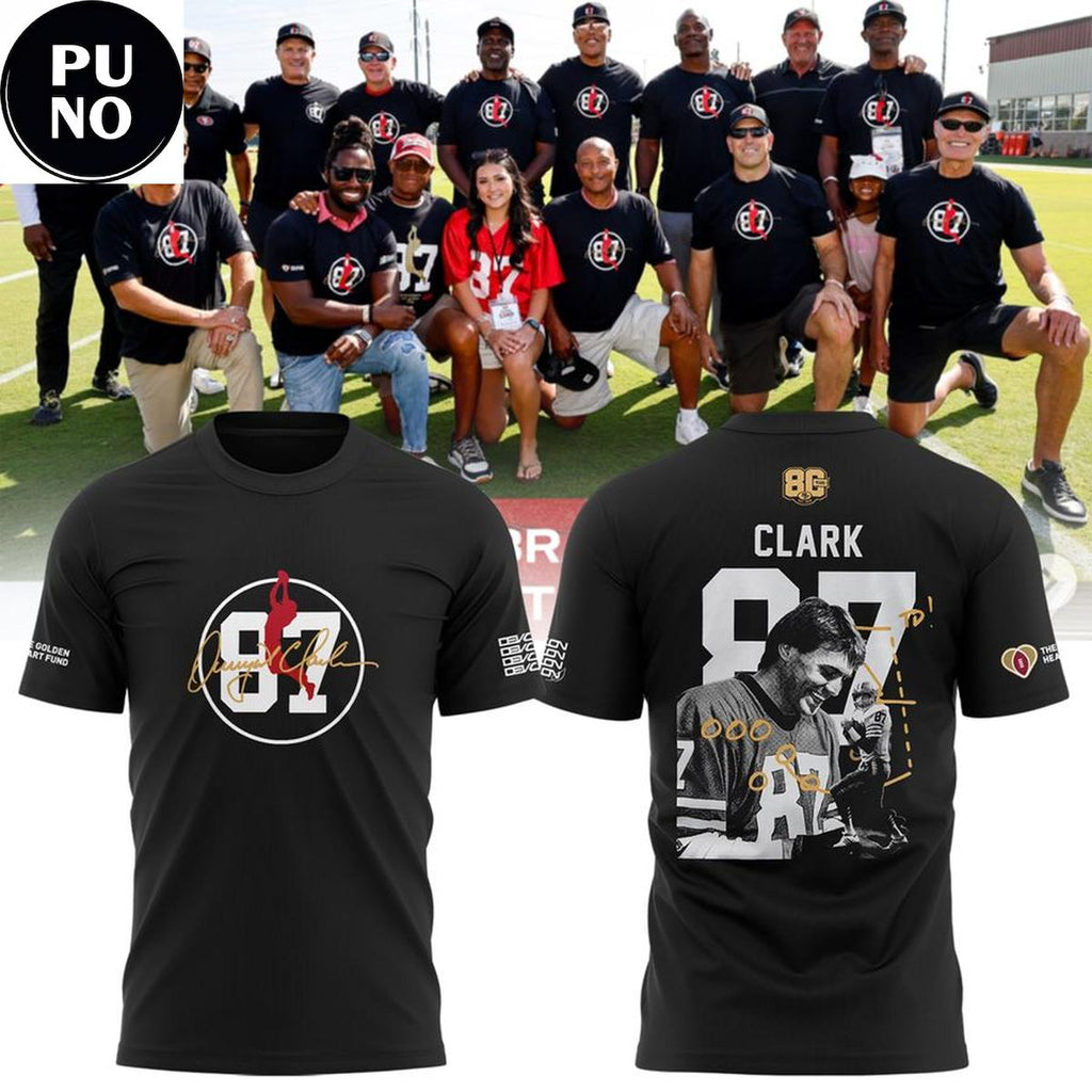 San Francisco 49ers 2026 Dwight Clark 87 T-Shirt
